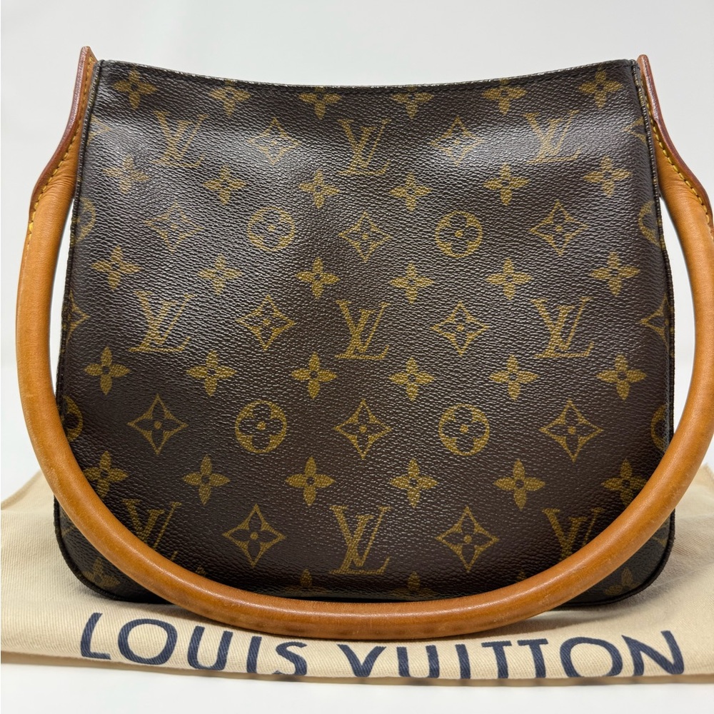 Louis Vuitton Looping MM Monogram Shoulder Bag Vintage Y2K Rare EUC